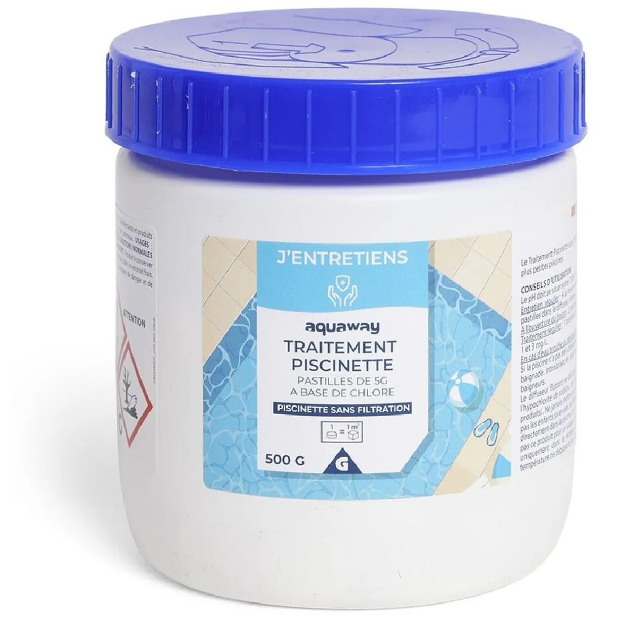 Traitement spécial piscinette pastilles de chlore 500g < Gifi Online