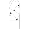 Treillis décoratif droit métal noir L45xH120cm