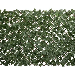 Treillis extensible avec feuillage artificiel vert 200xH100cm