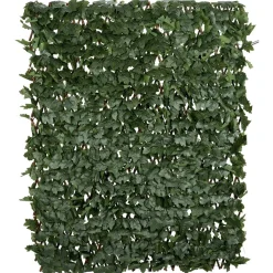 Treillis extensible avec feuillage artificiel vert 200xH100cm