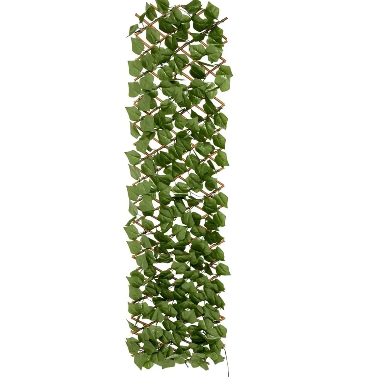 Treillis extérieur lumineux solaire plante grimpante artificielle H180 < Gifi