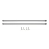 Tringle de vitrage Extensible 50-80 cm métal argenté x2 < Gifi Sale