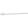 Tringle extensible vitrage LEAF blanc mat L40/60cm