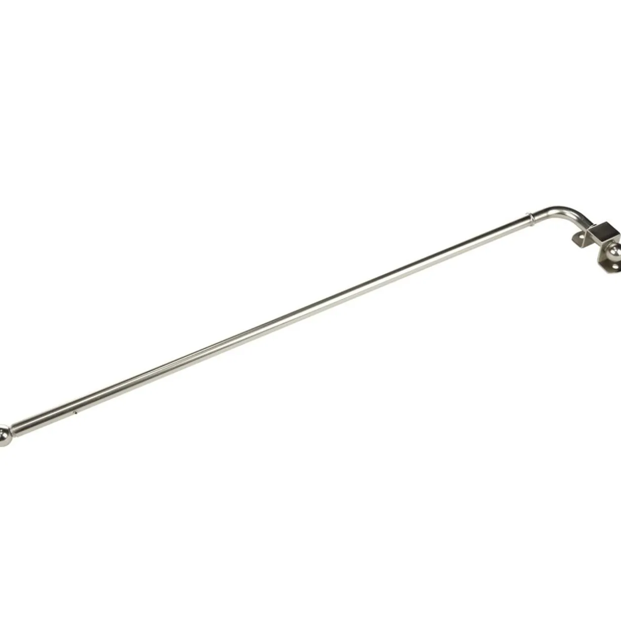 Tringle pivotante extensible aluminium gris argenté L60-100cm