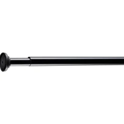 Tringle poussoir noir L70-120cm