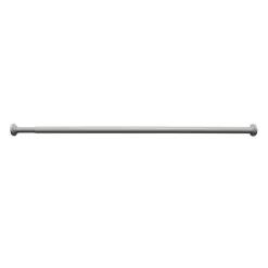 Tringle à pression extensible métal blanc 70-120 cm