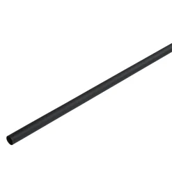 Tringle à rideau L. 150 cm en métal noir blanc
