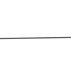 Tringle à rideau L. 150 cm en métal noir blanc