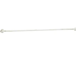 Tringle à vitrage Extensible 60-80 cm embout feuille blanc vieilli < Gifi Best