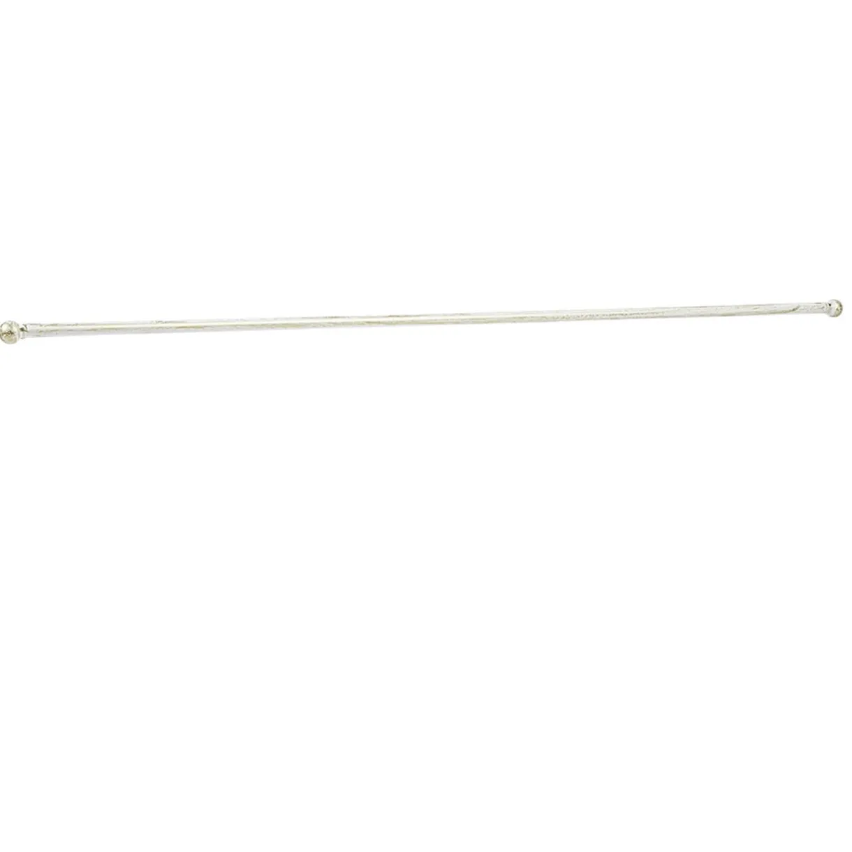 Tringle à vitrage Extensible 40-60 cm embout boule blanc vieilli < Gifi Hot