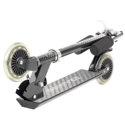 Trottinette enfant métal inscription Scooter pliable L34xH68-75,5cm