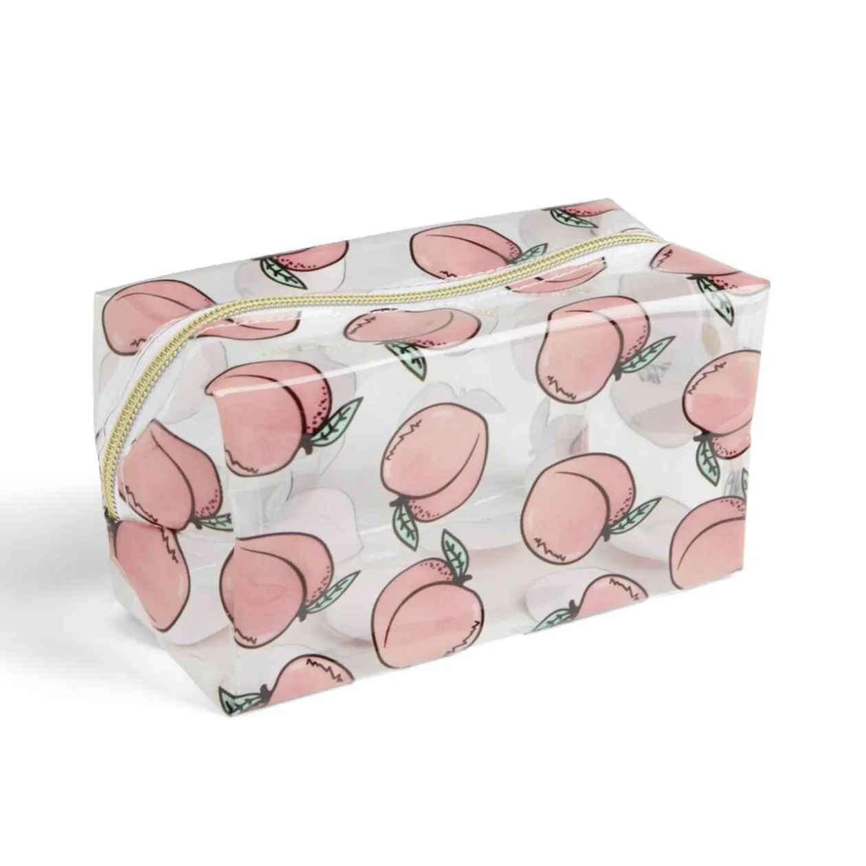 Trousse cosmétique transparente à motifs - 3 modèles