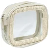 Trousse à cosmétique transparente et beige 19x5xH15,5cm < Gifi Discount