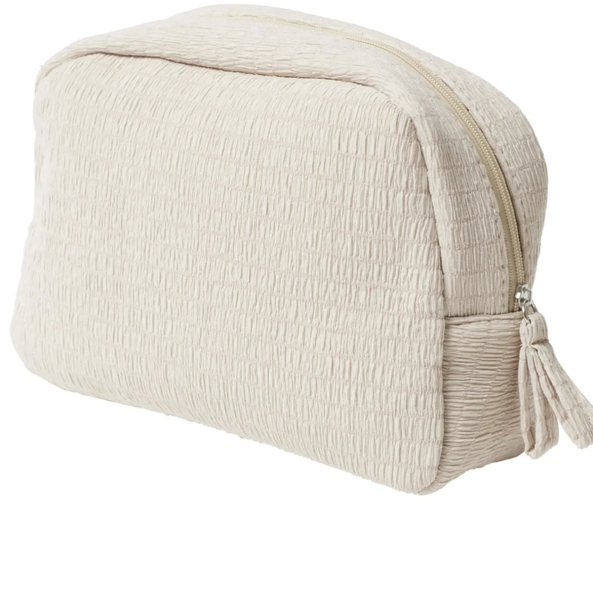 Trousse de toilette en tissu 20x6xH13cm (2 modèles) < Gifi Outlet