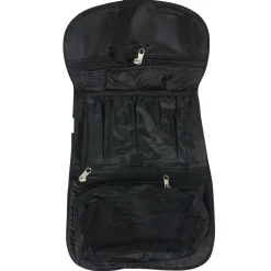 Trousse de toilette noire avec crochet d'attache < Gifi Online