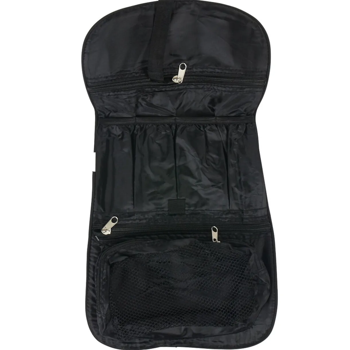 Trousse de toilette noire avec crochet d'attache < Gifi Online