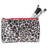Trousse à maquillage motif léopard avec pinceau x5 < Gifi Online