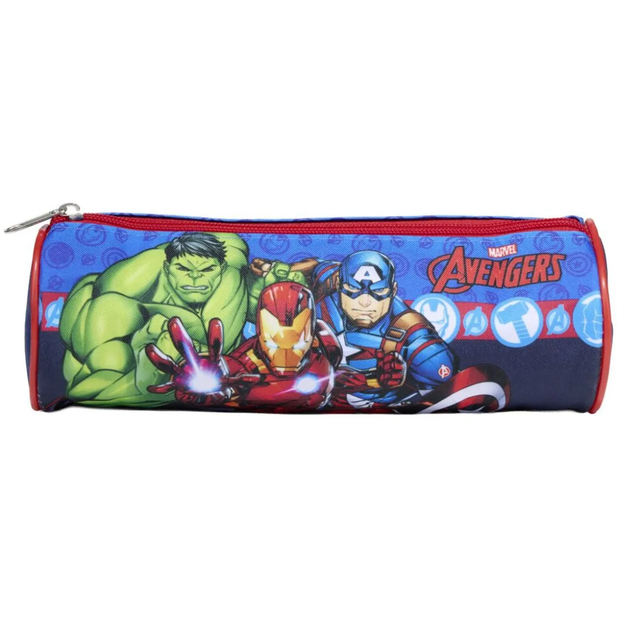 Trousse Marvel Avengers bleue Ø8xL23cm