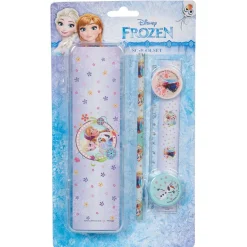 Trousse métallique garnie La Reine Des Neiges 5 pièces < Gifi