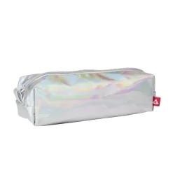 Trousse plastique transparente effet holographique 21x6,5cm < Gifi New