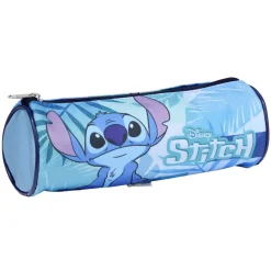 Trousse Stitch bleue Ø8xL23cm