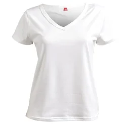 T shirt femme fibre de bambou élasthanne blanc - Taille XL