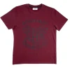 T-shirt Harry Potter Hogwarts coton rouge bordeaux < Gifi Discount