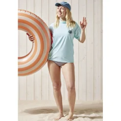 T-shirt manche courte protection UV50 adulte tissu bleu 45x61cm < Gifi Hot