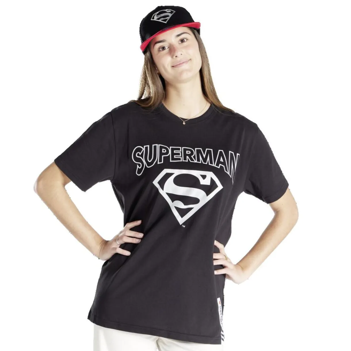 T-shirt Superman coton noir < Gifi Sale