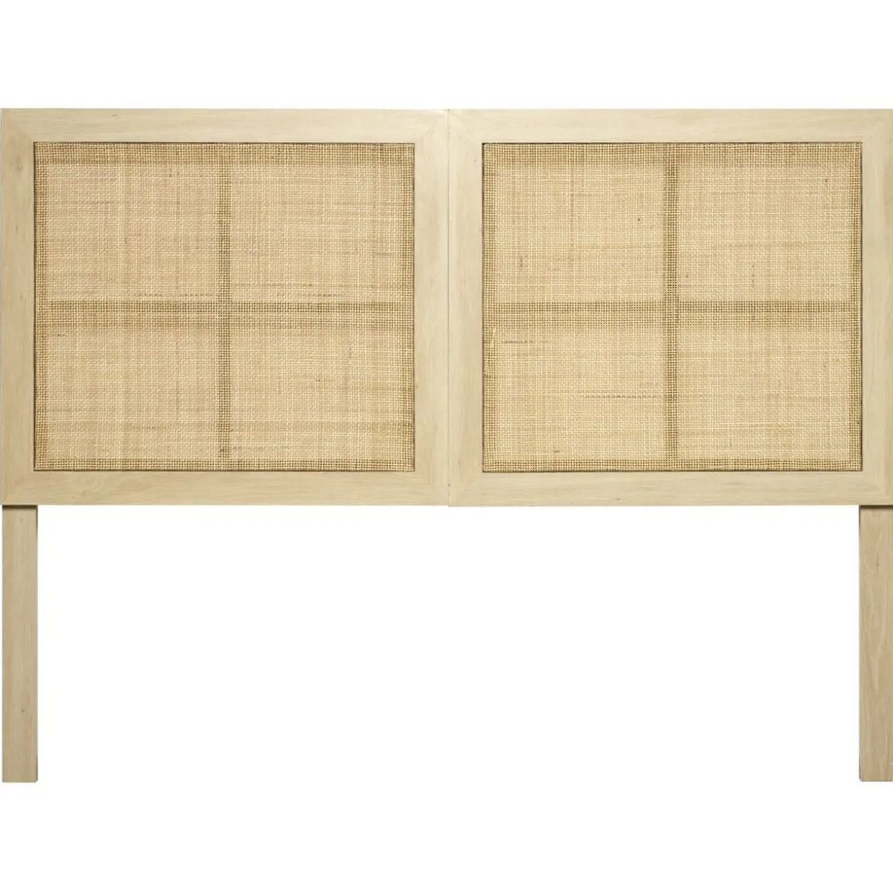 Tête de lit Kanna cannage rotin L.186xH.118/130cm
