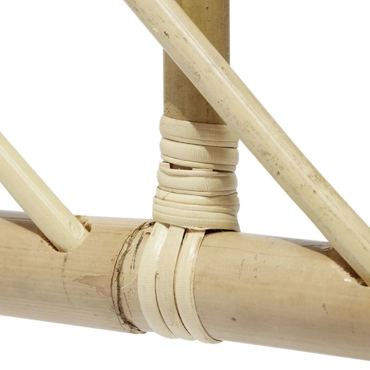 Tête de lit à suspendre Malang rotin naturel - L160xP3xH50 cm