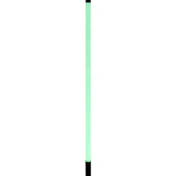 Tube néon LED vert plastique Ø3,3xH116cm