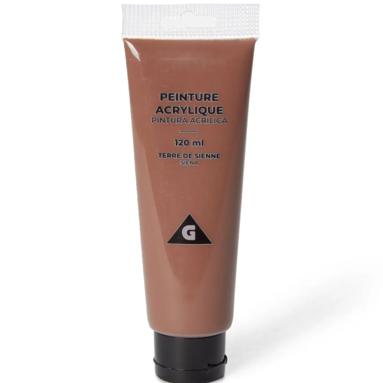 Tube peinture acrylique 120ml terre de sienne < Gifi Discount