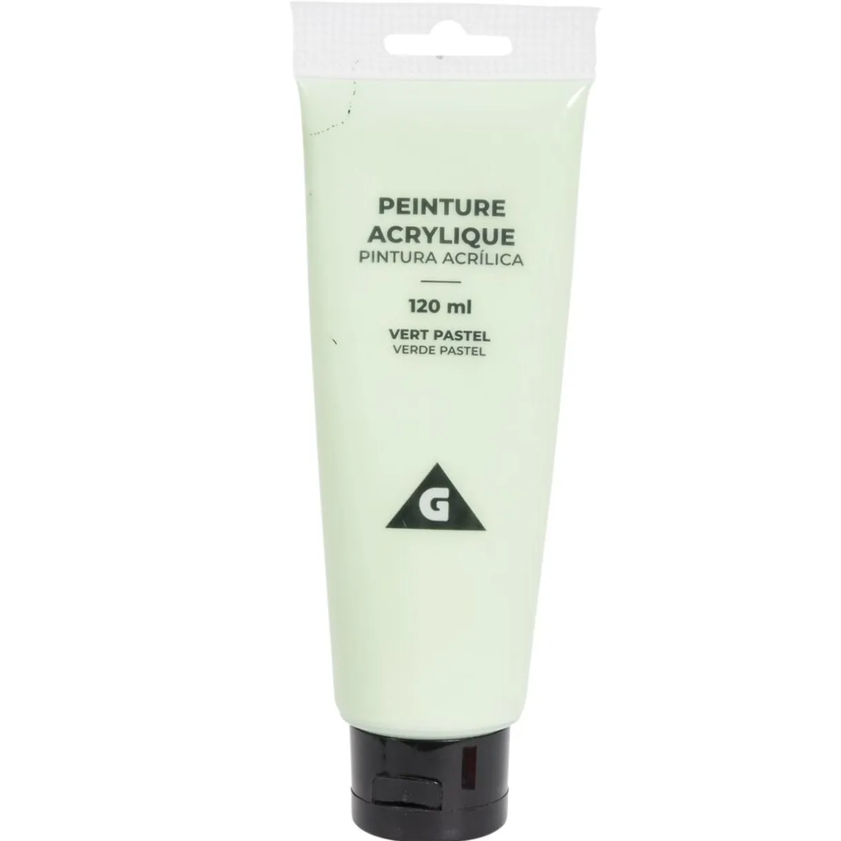 Tube peinture acrylique 120ml vert pastel < Gifi Best