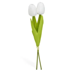 Tulipe artificielle 2 têtes - 3 coloris