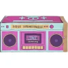 Tunnel de jeu pour chat carton motif cassette 60x27xH22cm < Gifi Outlet