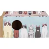 Tunnel de jeu pour chat carton motif chats 60x27xH22cm < Gifi New