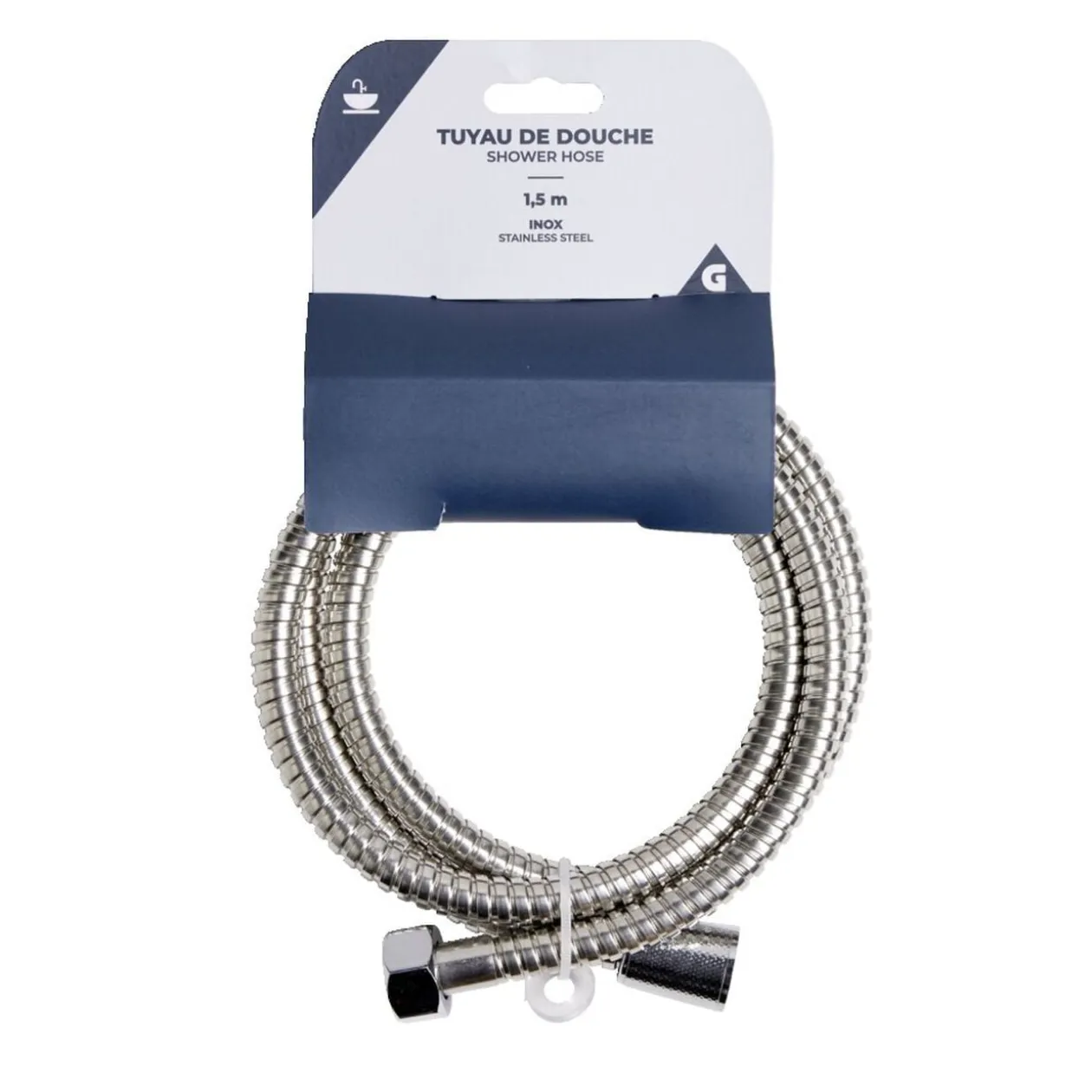 Tuyau flexible de douche en inox 1,5m