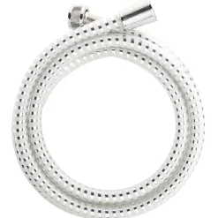 Tuyau flexible de douche plastique blanc 2m