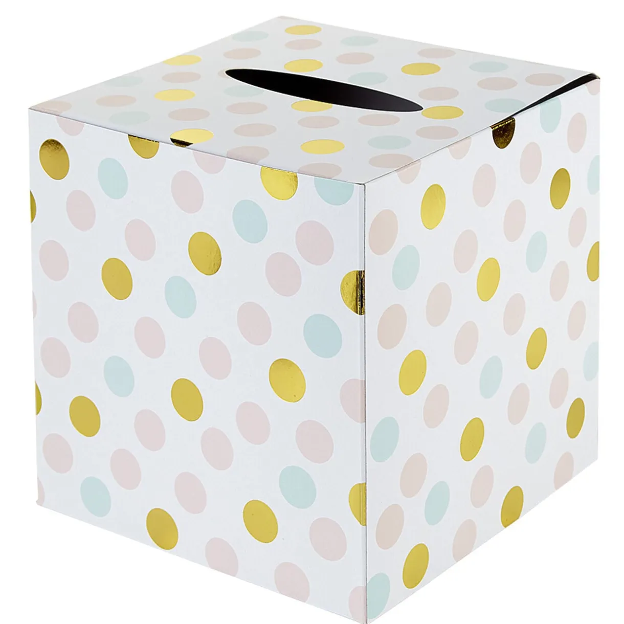 Urne d'anniversaire à poids de couleur rose, vert et doré en carton < Gifi Sale