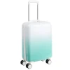 Valise cabine 32L trolley 4 roulettes dégradé bleu 35x20xH55cm < Gifi New
