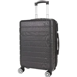 Valise cabine rigide noir 4 roues H50cm < Gifi New