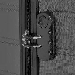 Valise cabine rigide noir 4 roues H50cm < Gifi New