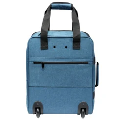 Valise cabine souple 28L lowcost trolley 2 roulettes polyester 35x20xH45cm (2 modèles)