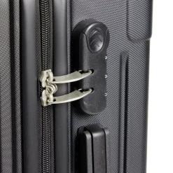 Valise cabine trolley à roulettes noir 38L petit modèle < Gifi Sale