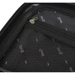 Valise plastique rigide noir H77cm < Gifi Hot