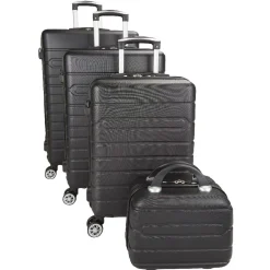 Valise rigide plastique noir H66cm