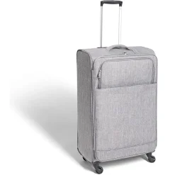 Valise souple 73L polyester gris < Gifi Discount