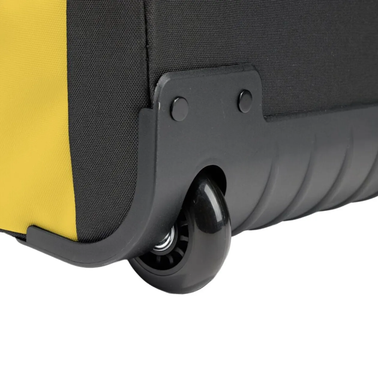 Valise souple 32L taille cabine 2 roues textile jaune 30,5x21xH53cm