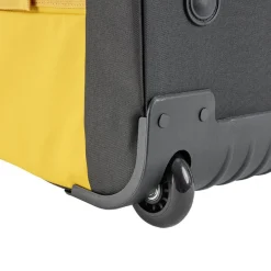 Valise souple 55L taille moyenne 2 roues textile jaune 36,5x24xH66cm < Gifi Sale